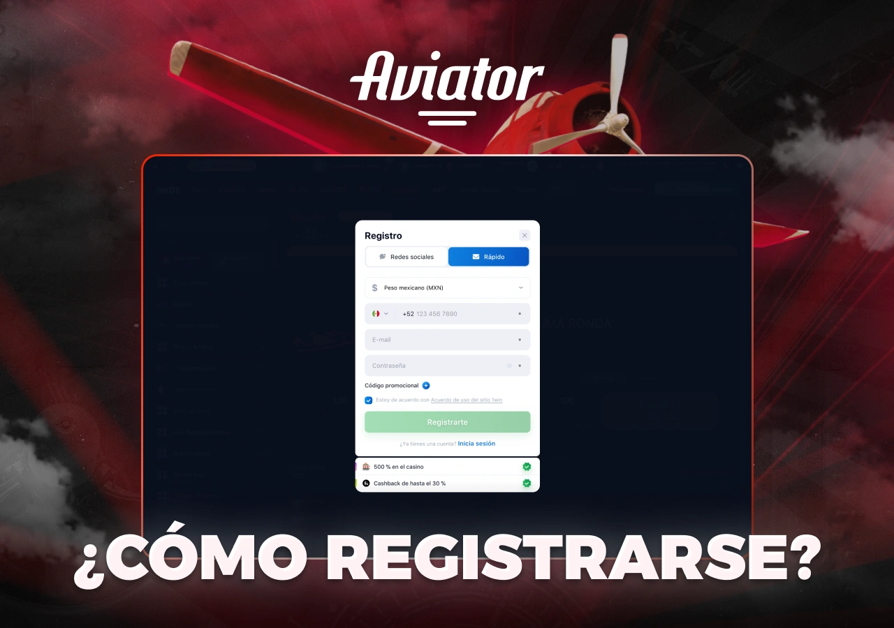 Crear una cuenta de casino en línea