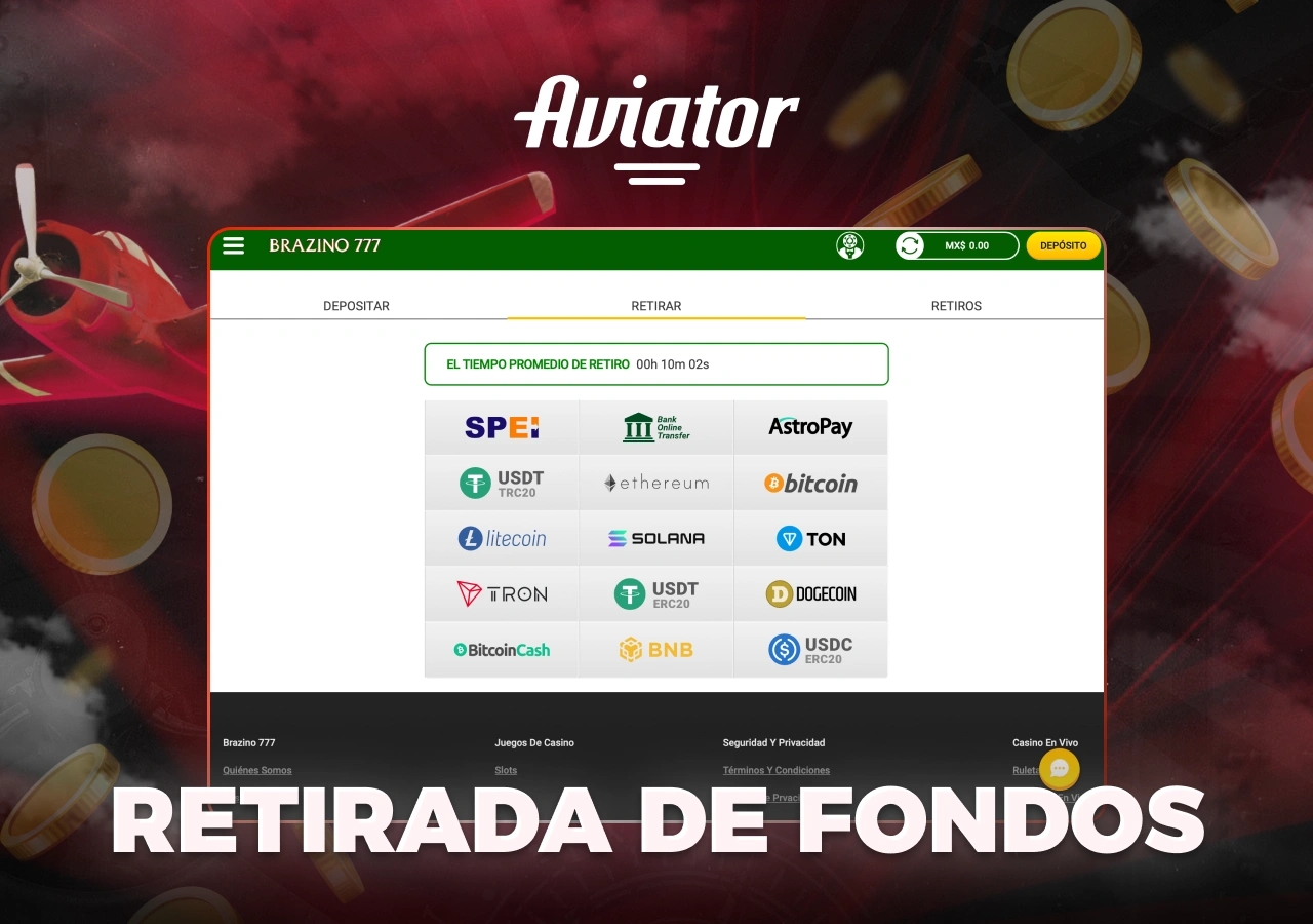 Métodos de pago en México para retirar ganancias